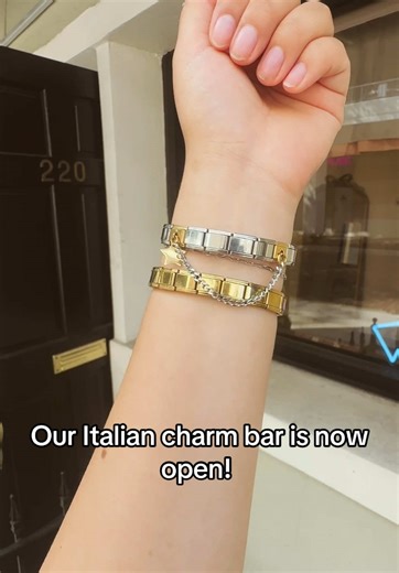 Did you hear? Italian charm bracelets are so back and we made it easy to get your hands on them 🤭 Our shop now carries a full Italian charm bar with watches, you can add charms and chains as well! The best part? Our location in downtown Orlando! Come see our new upgraded storefront with the perfect treat bar dirty soda bar to enjoy while we make your perfect piece 🦋