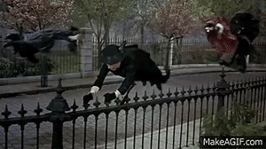 Mary Poppins Flying Nanny Scene on Make a GIF