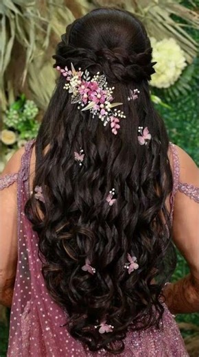 Long hair hairstyles/bride Hairstyle/Engagement Hairstyle/open hair Hairstyle⭐