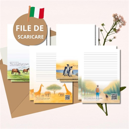 JW Italian Letter Writing Bible Study - Jw Ministry Supplies - Jw Printables - Jw Supplies - Jw Stationary - Jw Letter Writing With Qr Code - Etsy