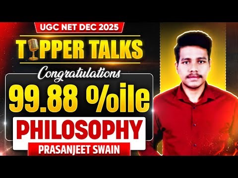 UGC NET Psychology Topper With Prasanjeet |UGC NET Result 2026 January Topper | UGC NET Cut Off 2026