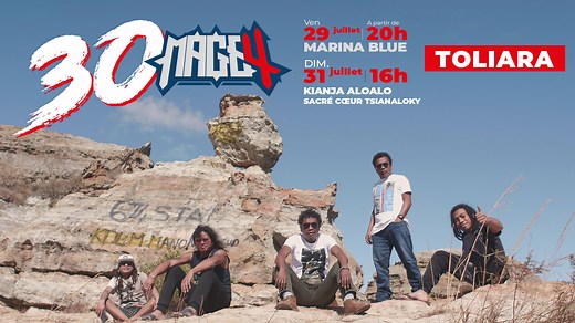 🔥𝗠𝗔𝗚𝗘 𝟰 - 𝗢𝘂𝘃𝗲𝗿𝘁𝘂𝗿𝗲 𝟯𝟬𝗲̀𝗺𝗲 𝗮𝗻𝗻𝗶𝘃𝗲𝗿𝘀𝗮𝗶𝗿𝗲 𝗮̀ 𝗧𝗼𝗹𝗶𝗮𝗿𝗮🔥 🆙 Tao Toliara no teraka ny Mage 4 t@ 1992, 30 taona lasa izay. Seho lehibe roa no hiarahantsika ao an-toerana hanombohana ny fankalazana. 👉 Vendredi 29 Juillet : Grand Cabaret VIP - Marina Blue Toliara à 20h. 👉 Dimanche 31 Juillet : Concert - Kianja Aloalo Sacré Coeur à 16h. #Mage4 #Ivenco | Mage 4