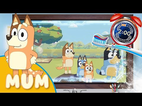 Bluey Mum 2 Minute Toothbrush timer with Music Bluey the Game