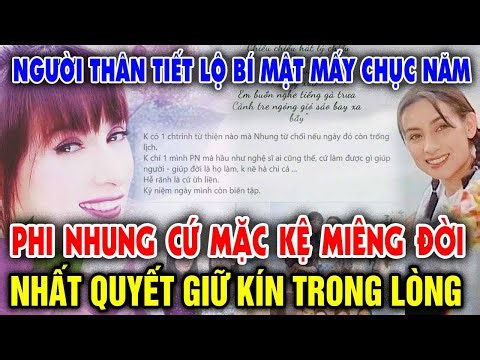 Người thân tiết lộ bí mật mấy chục năm, Phi Nhung mặc kệ miệng đời nhất quyết giấu kín |Nghe Để Biết