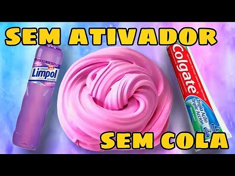 COMO FAZER SLIME SEM COLA / SEM ATIVADOR / SEM BORAX | MUNDO DE MARIA E MAÍSA