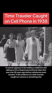 2.6K views · 8.9K reactions | Time Traveler Caught on Cell Phone in...