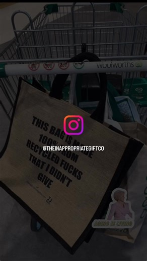 14K views · 62 reactions | Check out our best selling shopping tote! It’s more than a bag it’s a vibe! Store address in bio | The Inappropriate Gift Co | Facebook