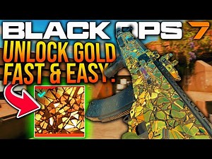 Black Ops 7: UNLOCK GOLD CAMO FAST! Tips To EASILY UNLOCK GOLD CAMO! (BO7 Camo Guide)