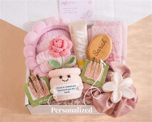 Custom Teenage Girl Birthday Presents Teen Girls Comfort Boxes Flower Girl Gifts for Niece Birthday First Period Care Package Hug in a Box - Etsy