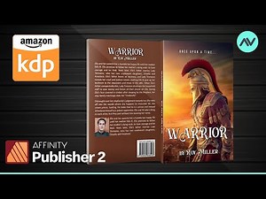Book Cover Design in Affinity Publisher Step-By-Step [ Amazon KDP ]
