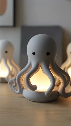I 3D Printed This Cute Octopus Lamp… Wait for the Glow