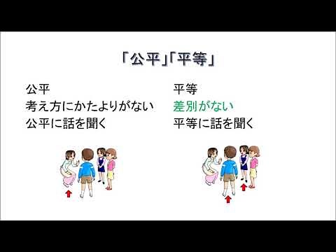 JLPT N2＋α 「公平」と「平等」の違い