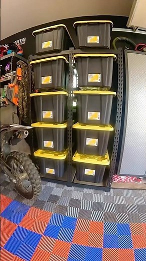 Husky 5 tier tote steel storage rack system review #husky #homedepot #review #productreview #garage