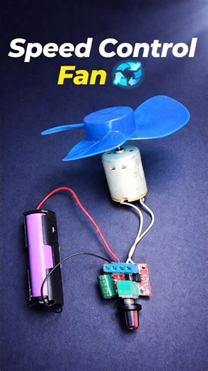 DIY Fan Speed Controller 💡 | Easy Project #shorts