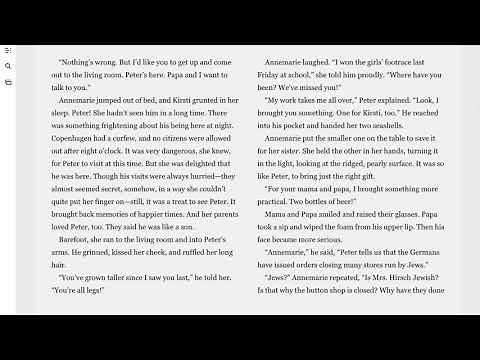 Number the Stars Chapter 3