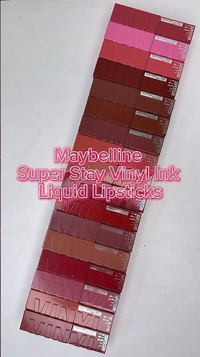 Maybelline Super Stay Vinyl Ink Likit Rujlar | Tüm Seri #ruj