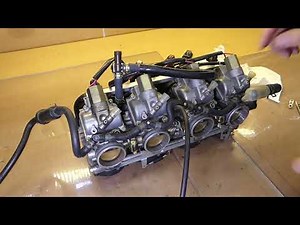 Overhaul of a KAWASAKI ZX9R -- Part 11 -- Changing the brake fluid and preparing the carburetor