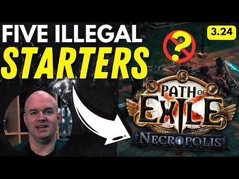 PoE 3.24 League Starters - 5 CRIMINALLY STRONG Builds for Path of Exile Necropolis League