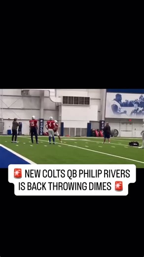 24/7 Sports on Instagram: "🚨 NEW #COLTS QB PHILIP RIVERS IS BACK THROWING DIMES 🚨 Phillip Rivers was slinging it at practice today… and the ball is jumping out of his hand like it’s 2018 again. 👀🔥 DAWG. Certified gunslinger energy. 💪💙 Follow @sports.momentz for more content 🙏🏽 #PhilipRivers #Colts #IndianapolisColts #NFL #NFLNews #ColtsNation #QB1 #PracticeHighlights #SportsViral #TrendingSports #FootballSeason #DAWGMode"