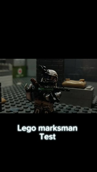 Lego Marksman Shooting Test: Animation in Action