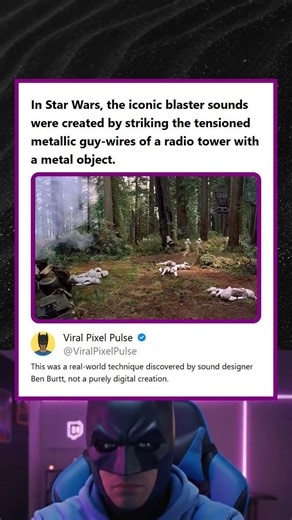 Star Wars Iconic Blaster Sounds Made by Striking Tensioned Radio Tower Guy-Wires