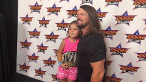 104K views · 1.9K reactions | "WWE SummerSlam weekend, baby, it's a LOT!" Nothin' but love for the young members of the WWE Universe! | AJ Styles | Facebook