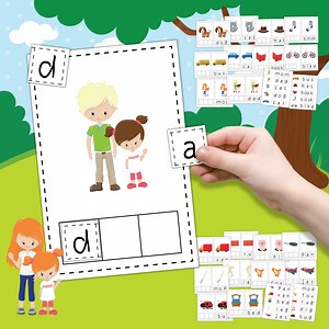 Elkonin Boxes Printable For Literacy Awareness