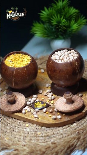 Natchu’s Coconut Shell Container | Eco-Friendly Storage with Coconut Wood Lid | www.natchus.com