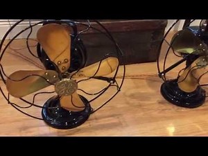 General Electric antique fans fully restored
