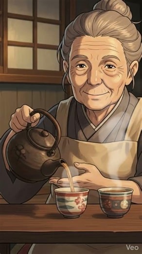 A Rainy Afternoon at Grandma’s House 🌧🍵 | Cozy Silent Story #shorts