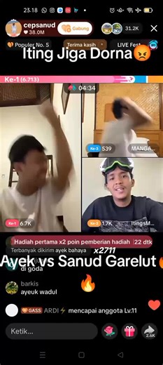 Ulah baper,cuman hiburan.#bs #baladsanud #ririndwiariariyanti #mangayek