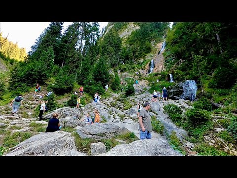 Tur complet la Cascada Cailor Borsa - Maramures | The Horses Waterfall | Live 4K