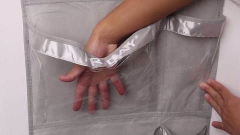 Weekly Kids Clothes Organizer,Monday to Friday School Clothing Organizer,Day of Week Children Clothes Hanging Bag Over The Door,Multipurpose Clothes Hanging Closet Storage Organizer