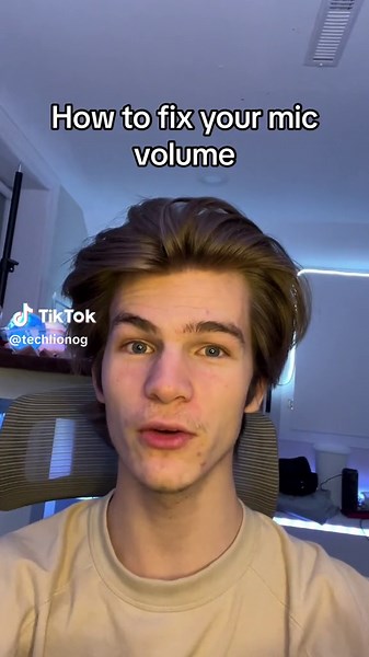 Mine was set to 10% and my friends could barely hear me 😬 #techtok #pctips