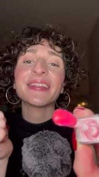 ASMR Lip Gloss Application + MOUTH SOUNDS 💄🩷 #asmr #lipcombo #mouthsounds