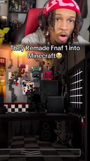 They remade fnaf 1 into a Minecraft game!😭 Game Name: Five Nights At Minecraft Rewritten #fnaf #fivenightsatfreddys #horrorgame #minecraft