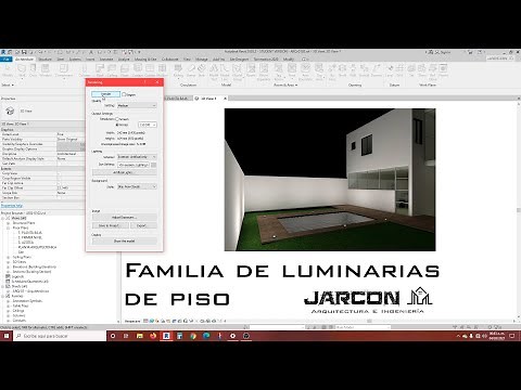 Familia de luminarias de piso - Tutorial Revit 2020