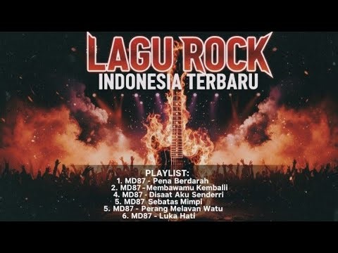 ♨️LAGU ROCK INDONESIA Terbaru ↔️ PLAYLIST 6 LAGU ROCK🎸TERBARU 2025