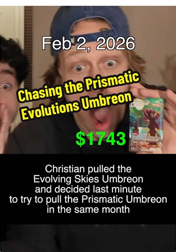 Chasing the Umbreon from Prismatic Evolutions