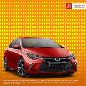 KA-POW! ToyotaCare saves the day with a bold no cost maintenance plan covering factory scheduled maintenance for 2 years or 25,000 miles. | Toyota USA
