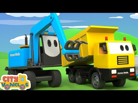 🌉 Fire Truck Falls into the River! Crane Truck Builds a New Bridge | Construction Rescue for Kids.