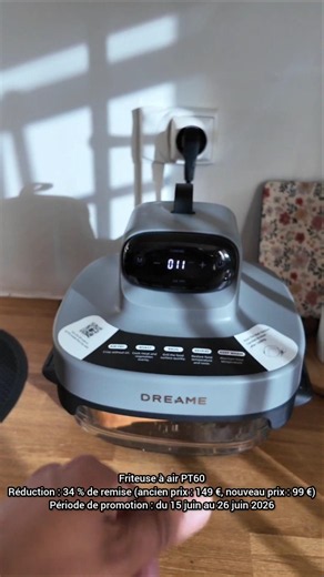 DREAME Tasti 🍟 Healthy, fast, and crispy cooking with little to no oil!