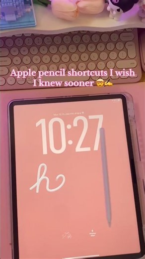 Apple Pencil tips & tricks you need to try on your iPad 🤍✍️ #ipad #applepencil #ipadtips
