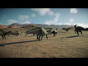 Disney Dinosaurios. Escena despertar en el desierto y travesia.