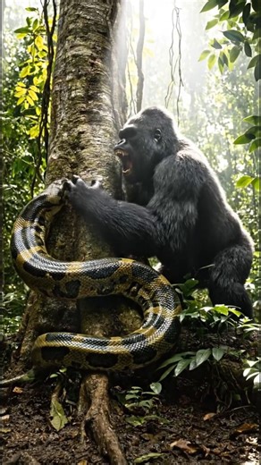 Anaconda Attack! || #wildlife