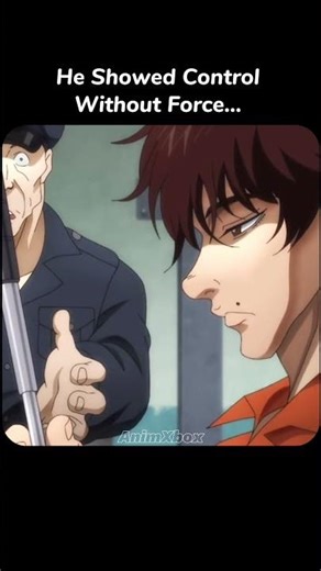 He Challenged the Prison Monster 😤 #anime #shorts