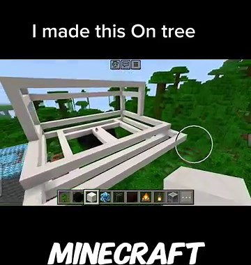 Day 4 of playing Minecraft || I made this on 🌲 #day4 #minecraft