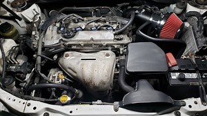 Installed K&N 69-8617TTK intake with a velocity stack