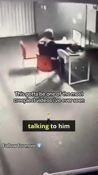 Security Guard Talks to a Ghost Caught on Camera #ghost #paranormal #creepy