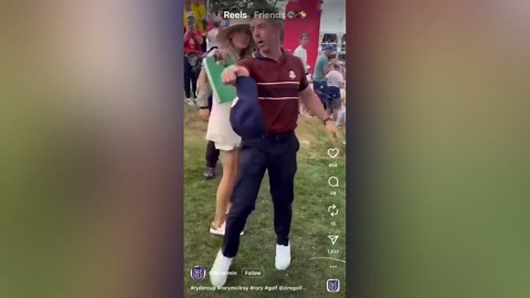 Moment Rory McIlroy has American fan thrown out of Ryder Cup for homophobic slur